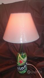 Lampada abat jour bottiglia Heineken