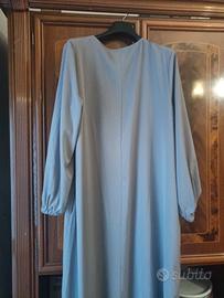 Abito lungo ampio / Abaya celeste polvere