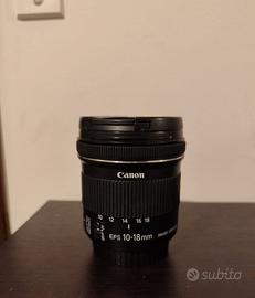 Canon obiettivo Ef-s  10-18mm