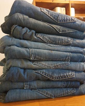 9 paia di jeans Levi's 505 - 514 