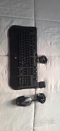 Mouse e tastiera da Gaming