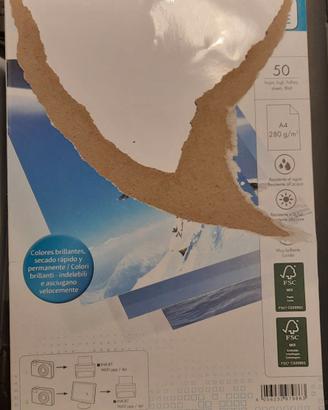 carta fotografica 50 fogli A4