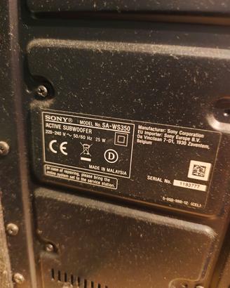 Sony dolby Subwoofe.