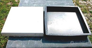 Stampo cemento Forma pavimento Effett LISCIO 40x40