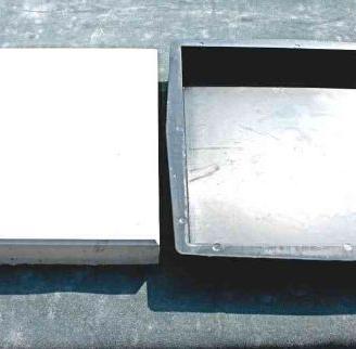 Stampo cemento Forma pavimento Effett LISCIO 40x40