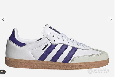 Adidas Samba sneakers strisce viola 39 1/3