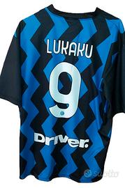 Maglia Inter della serie A 2020-21 -  Lukaku