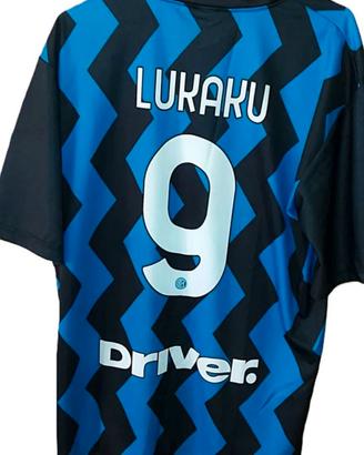 Maglia Inter della serie A 2020-21 -  Lukaku