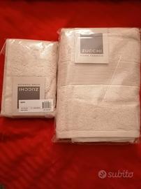 Set Asciugamani Zucchi Beige - Nuovi! 