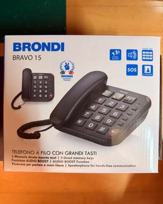 BRONDI BRAVO 15 - TELEFONO FISSO TASTI GROSSI