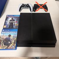 PlayStation 4 + 2 giochi + joystick con palette