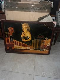 quadro Acrilico su legno Marylin Monroe 90 X 66 