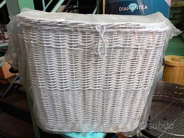 Cesto biancheria in vimini