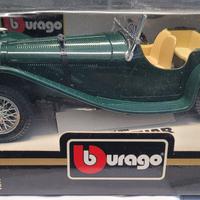 Jaguar SS 100 d'epoca Burago scala 1/18