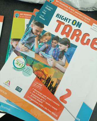 Libro inglese  2° media Right on TARGET