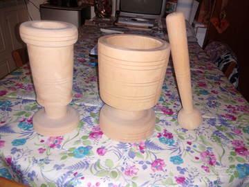 Oggetti in legno fatti artigianalmente