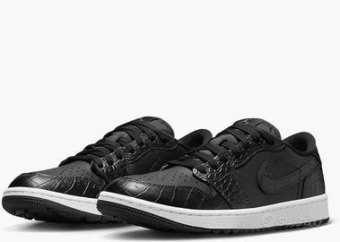 Air Jordan 1 black croc