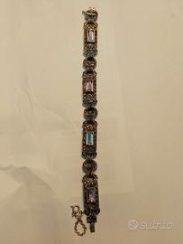 stupendo braccialetto argento.925 deco' peso 33 gr