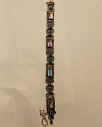 stupendo braccialetto argento.925 deco' peso 33 gr