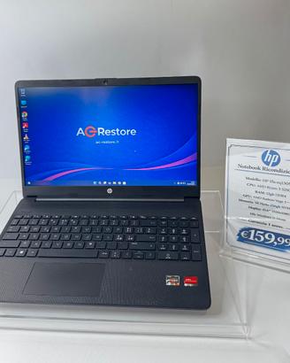 Notebook HP 15.6" | Ryzen 3 | 12GB | SSD 256GB
