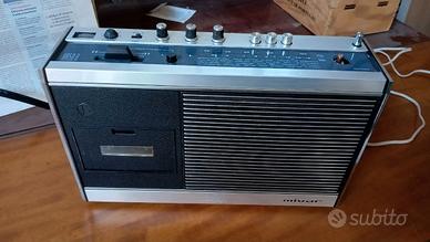 Radioregistratore Mivar RR50B anni '70 vintage