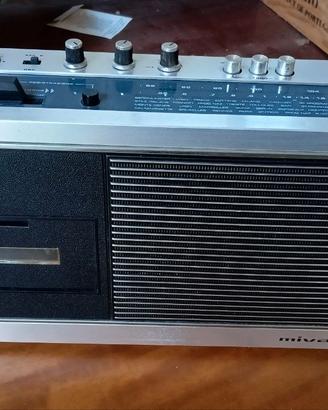 Radioregistratore Mivar RR50B anni '70 vintage
