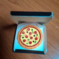 Pizza in miniatura, cibo barbie/Sylvanian families