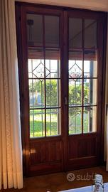 Porta finestra all’inglese Legno LARICE