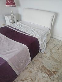 letto contenitore 1 piazza e mezza e materasso