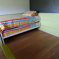 Letti scorrevoli completi di materassi e boiserie