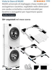 Kit impilaggio lavatrice/asciugatrice