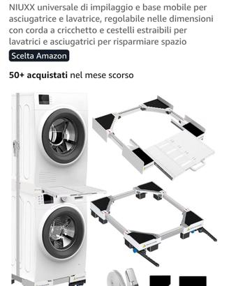 Kit impilaggio lavatrice/asciugatrice