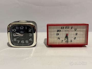 Lotto 2 sveglie vintage – Bino Milano e Realtime