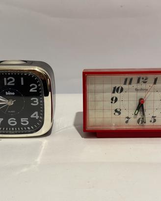 Lotto 2 sveglie vintage – Bino Milano e Realtime