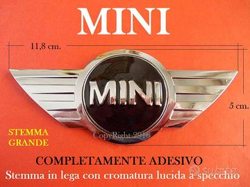 MINI STEMMA Fregio Emblema Logo Cofano Baule metal