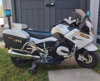 Moto elettrica 12V bambino BMW Police