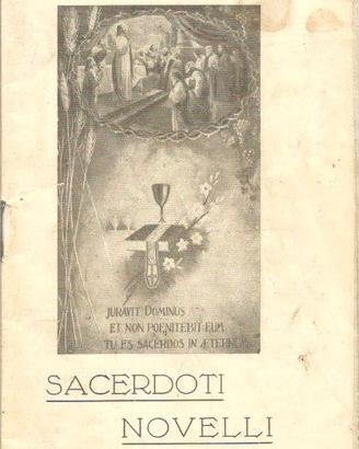 Sacerdoti novelli - prima Messa solenne