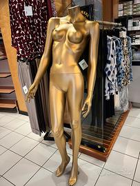 Manichino uomo e donna (dorato)