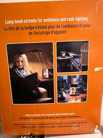 Lampada da tavolo Led a energia termica da candele