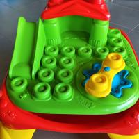 Tavolino porta oggetti costruzioni