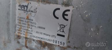 Forno elettrico melchioni family