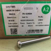 Vite inox 5x50 croce