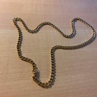 Collana a catena per uomo color oro