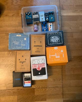 Electro harmonix mxr boss pedali effetto