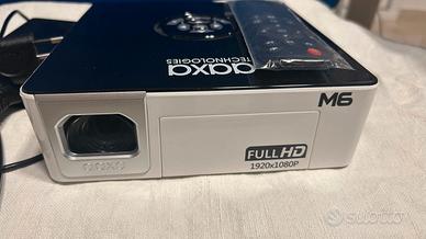 Videoproiettori AAXA M6 + Sharp + Sanyo + schermo