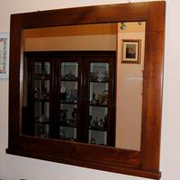 Specchio Cornice Legno Massicio
