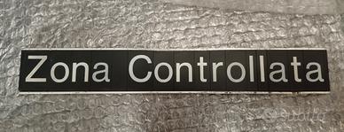 cartello zona controllata 