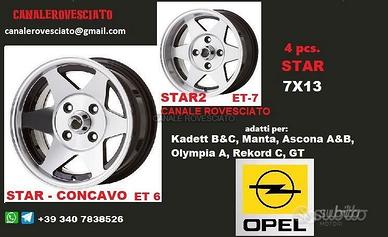 Cerchi RG KBS star 7x 13 4x100 opel renault