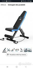 Panca Pesi completa di pesi e manubri 