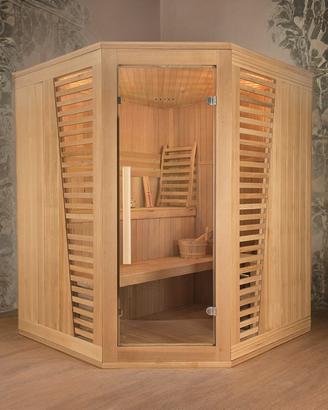 Sauna Finlandese Angolare NUOVA – 160x160x200 cm